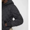 Chaqueta acolchada Delley de nailon con costuras en forma de cuadros