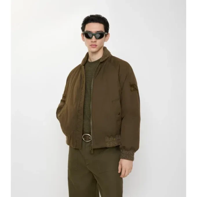 Chaqueta bomber de gabardina