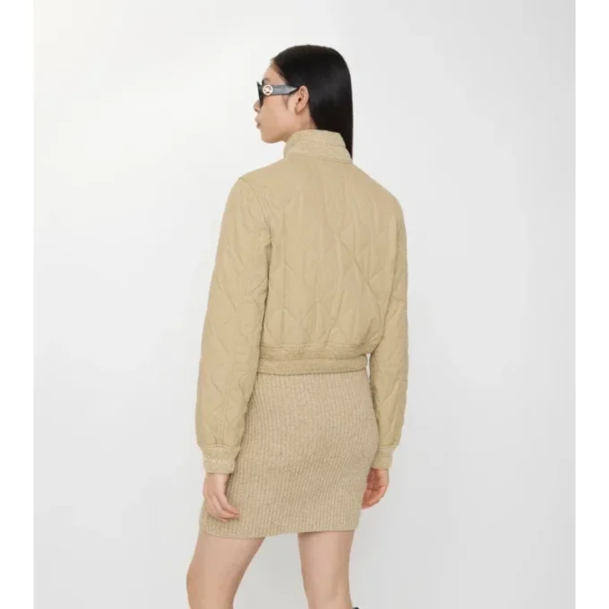 Chaqueta bomber de gabardina acolchada