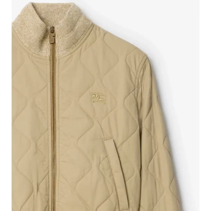 Chaqueta bomber de gabardina acolchada