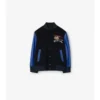 Chaqueta bomber de lana y cachemira