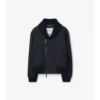 Chaqueta bomber de mezcla de lana