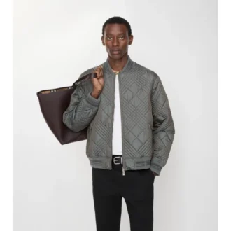Chaqueta bomber Rakewood con microcuadros