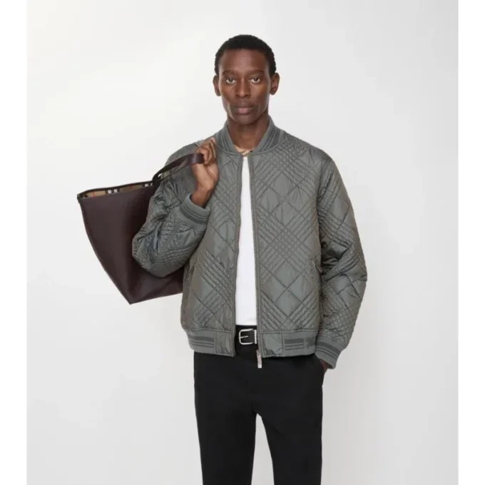 Chaqueta bomber Rakewood con microcuadros
