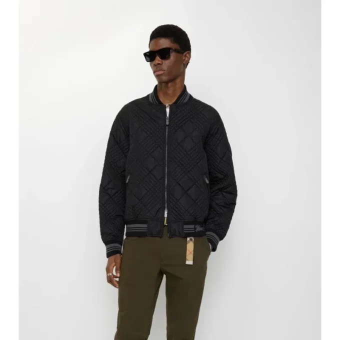 Chaqueta bomber Rakewood con microcuadros