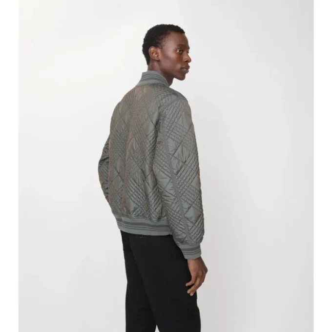 Chaqueta bomber Rakewood con microcuadros