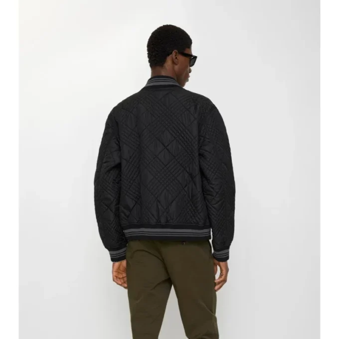 Chaqueta bomber Rakewood con microcuadros