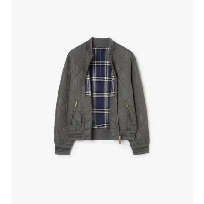 Chaqueta bomber Rakewood con microcuadros