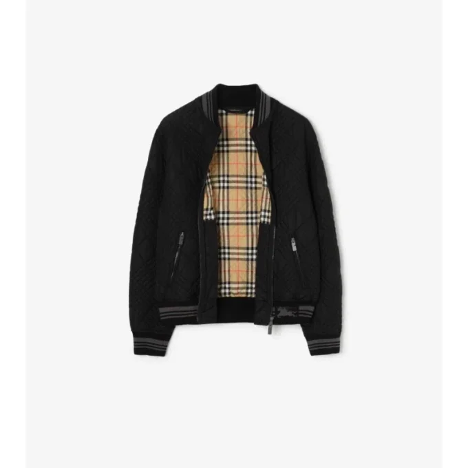 Chaqueta bomber Rakewood con microcuadros