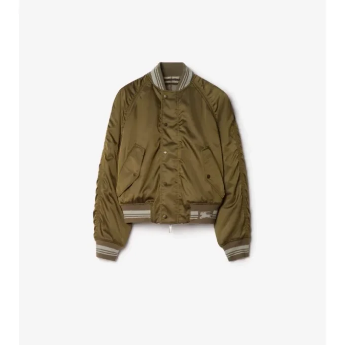 Chaqueta bomber reversible de nailon