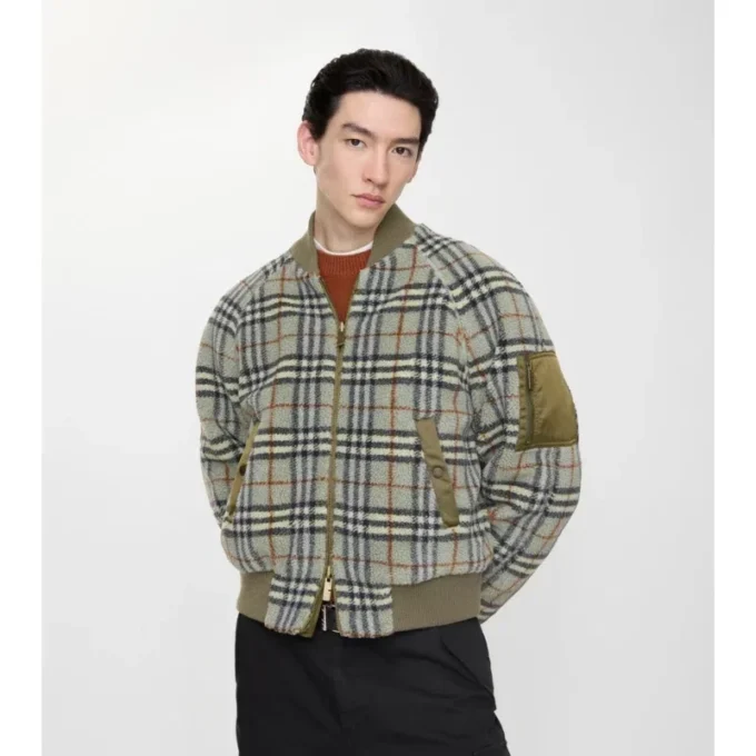 Chaqueta bomber reversible de nailon