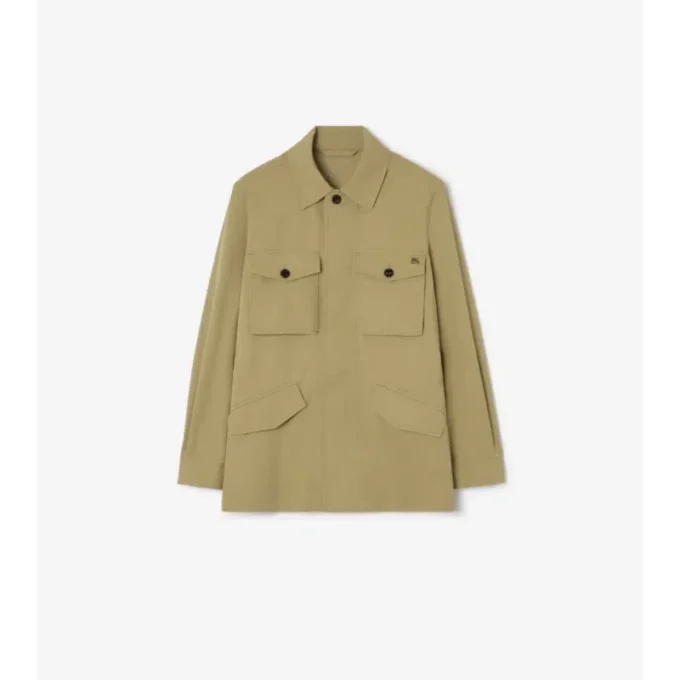 Chaqueta Bradmore de sarga de algodón