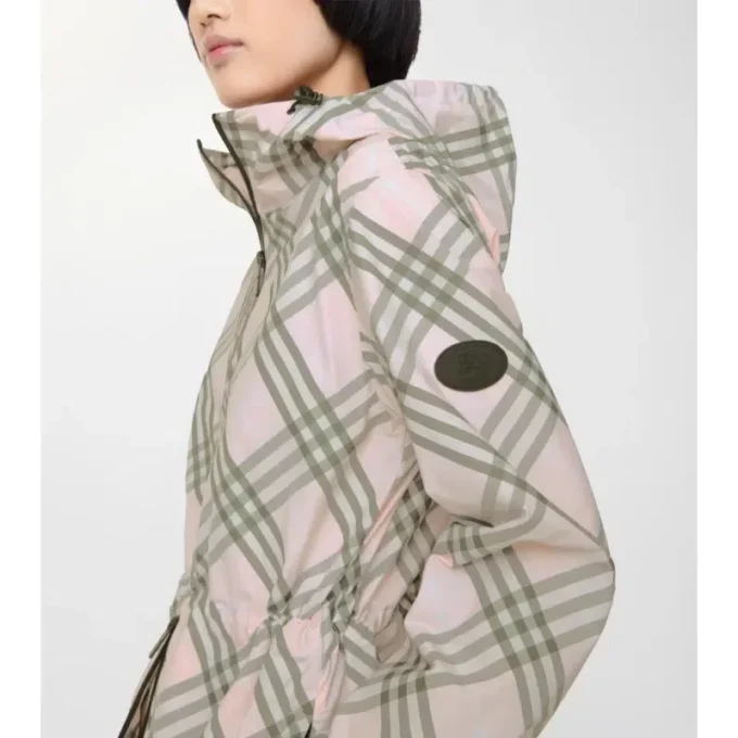 Chaqueta con capucha Check Whitstable