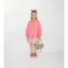 Chaqueta con capucha de nailon con cinta a cuadros