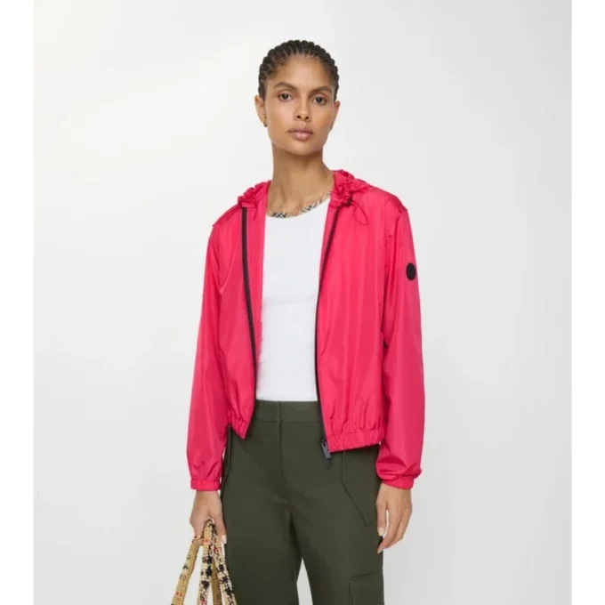Chaqueta con capucha de nailon Nelson