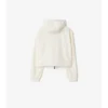 Chaqueta corta con capucha de nailon