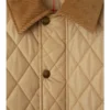Chaqueta corta de nailon acolchada