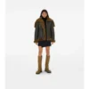 Chaqueta de aviador de piel de oveja