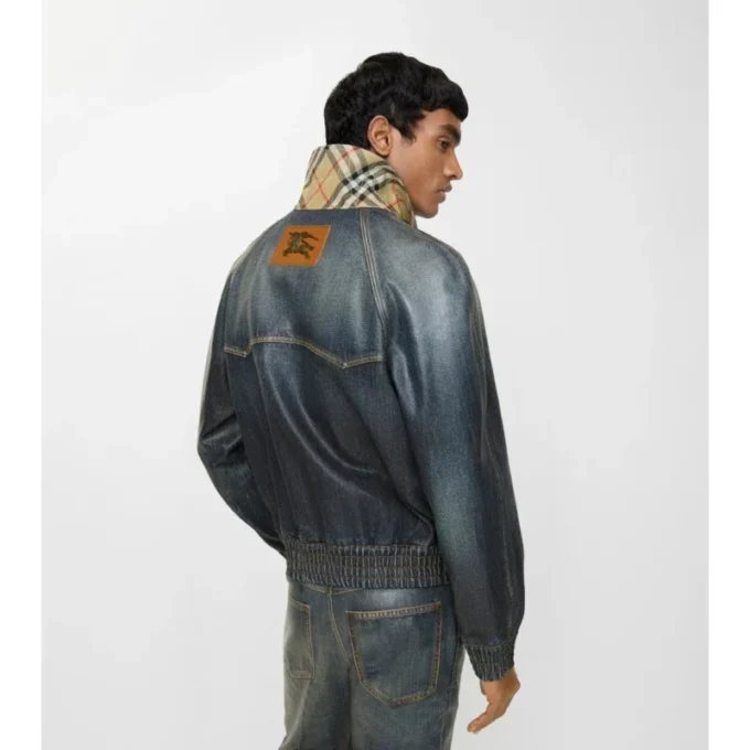 Chaqueta de denim recubierta