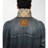 Chaqueta de denim recubierta