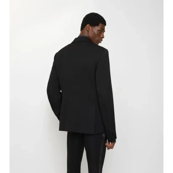 Chaqueta de esmoquin de lana Grain De Poudre