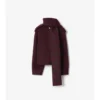 Chaqueta de lana con pañuelo desmontable
