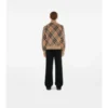 Chaqueta de mezcla de lana y mohair con estampado de cuadros