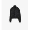 Chaqueta de nailon y lana con Check-Stitch