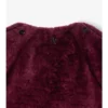 Chaqueta de piel de oveja con bufanda desmontable
