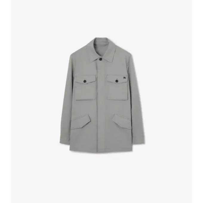 Chaqueta de sarga de algodón