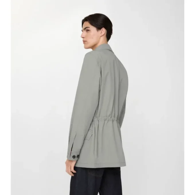 Chaqueta de sarga de algodón