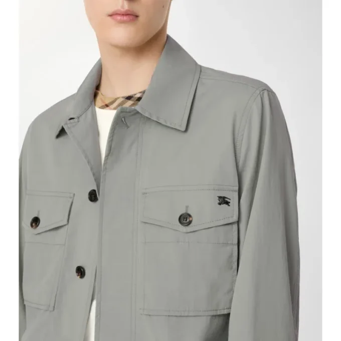 Chaqueta de sarga de algodón