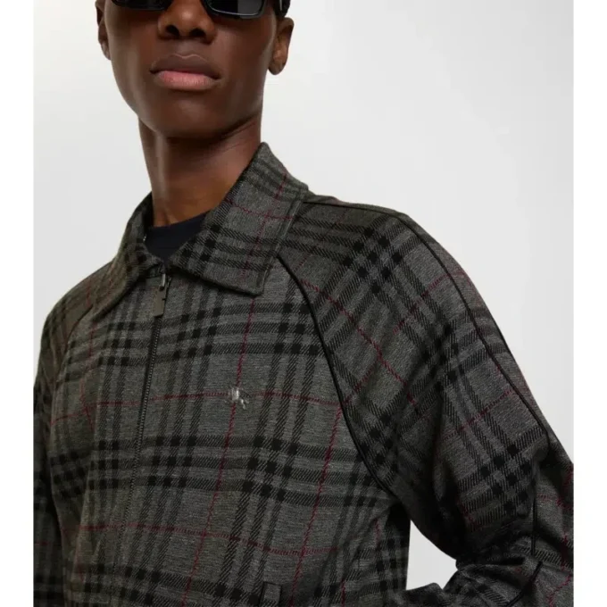 Chaqueta deportiva de cuadros