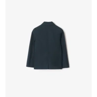 Chaqueta entallada de algodón