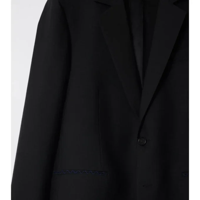 Chaqueta entallada de lana