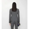 Chaqueta entallada de lana a cuadros