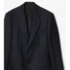 Chaqueta entallada de lana a cuadros