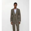 Chaqueta entallada de lana «sharkskin»