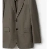 Chaqueta entallada de lana «sharkskin»