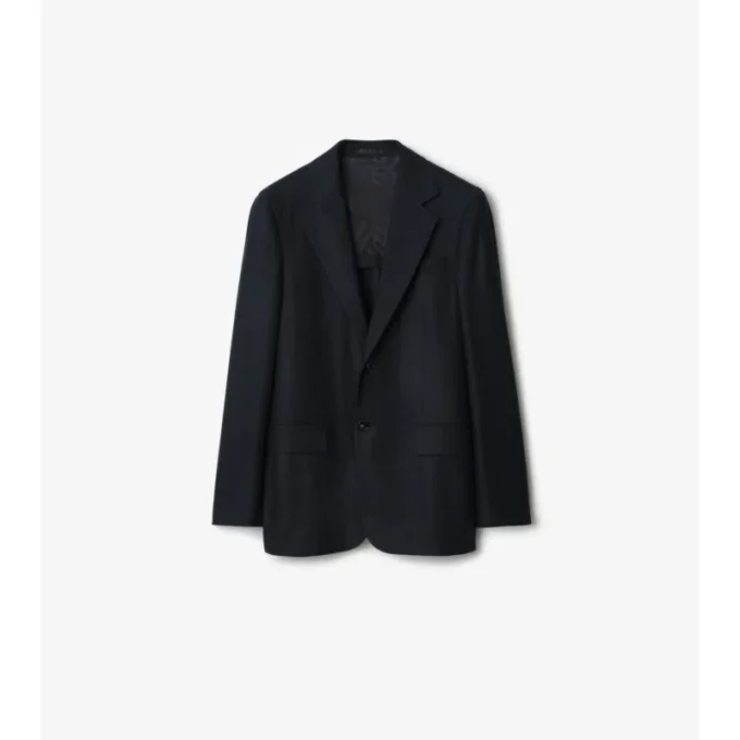 Chaqueta entallada de lana y cachemira