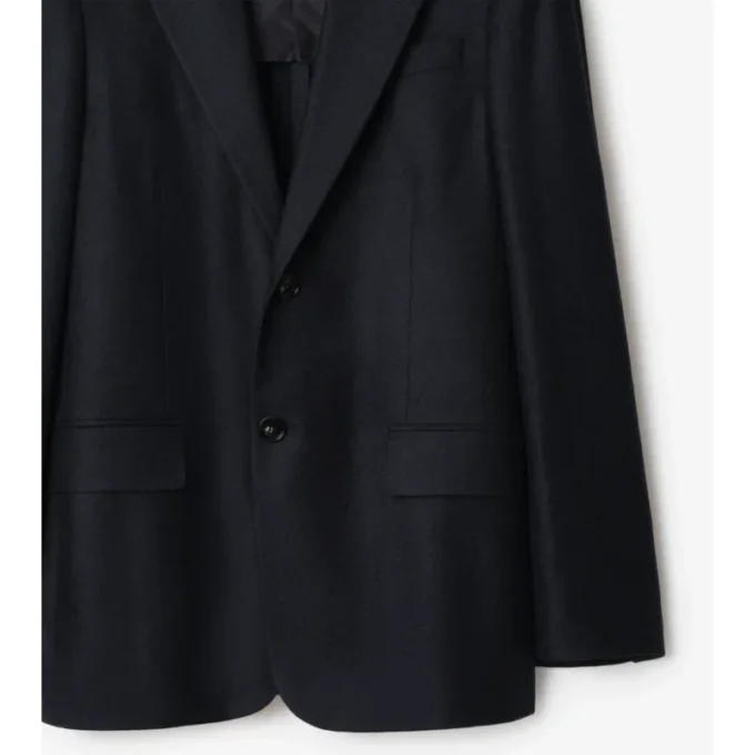 Chaqueta entallada de lana y cachemira