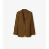 Chaqueta entallada de lana y mohair