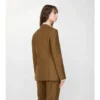 Chaqueta entallada de lana y mohair