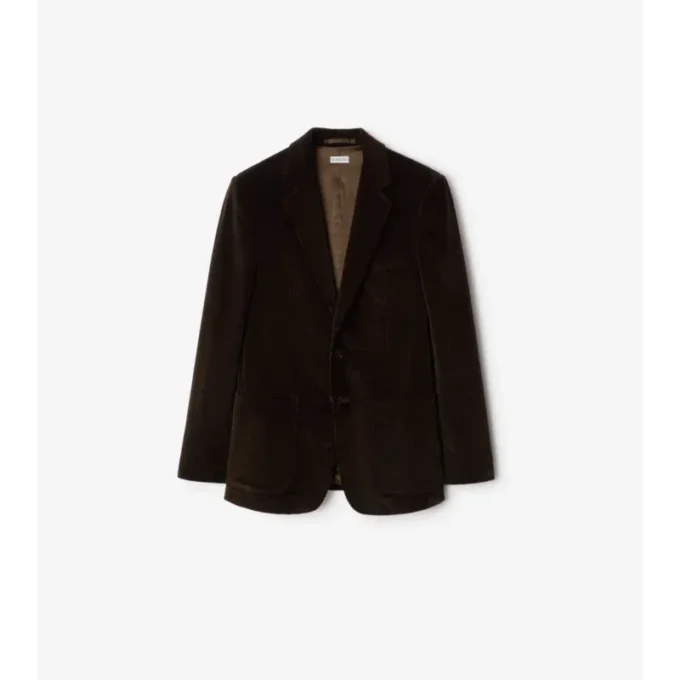 Chaqueta entallada de pana