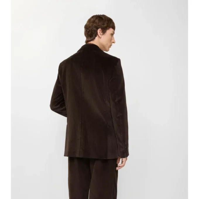Chaqueta entallada de pana