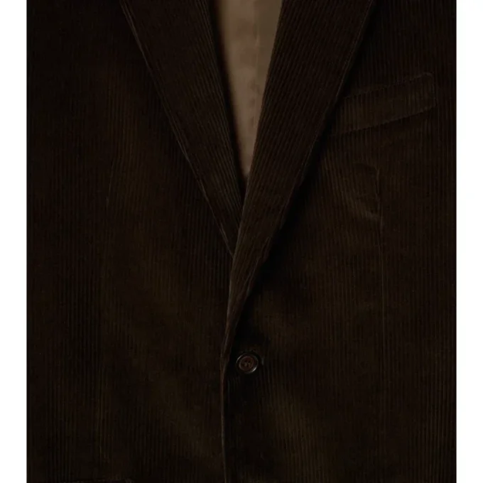 Chaqueta entallada de pana