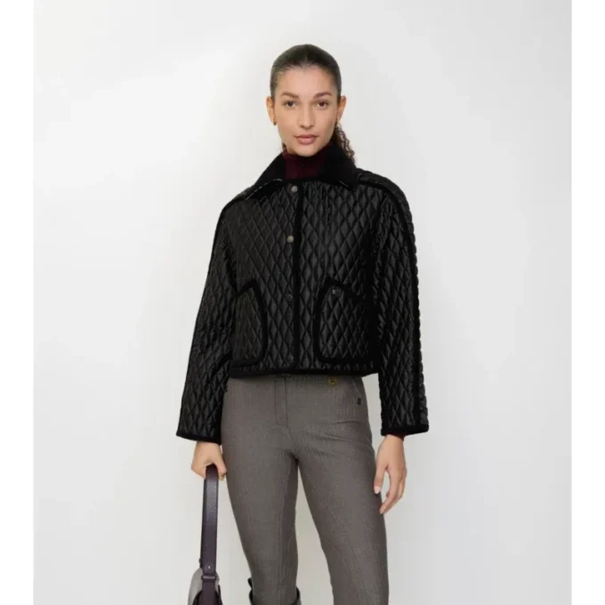 Chaqueta Floriston corta de nailon acolchado
