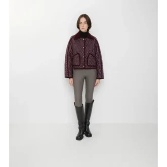 Chaqueta Floriston corta de nailon acolchado