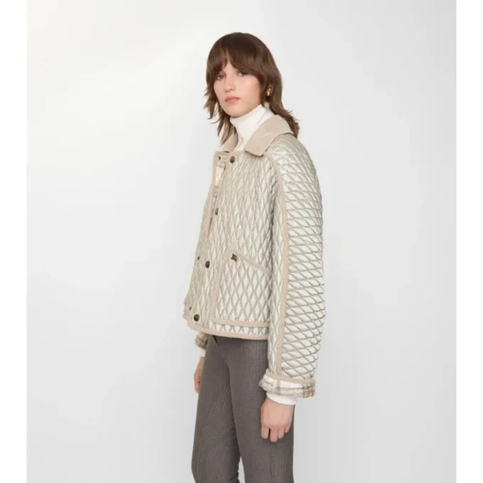 Chaqueta Floriston corta de nailon acolchado