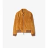 Chaqueta Harrington de ante